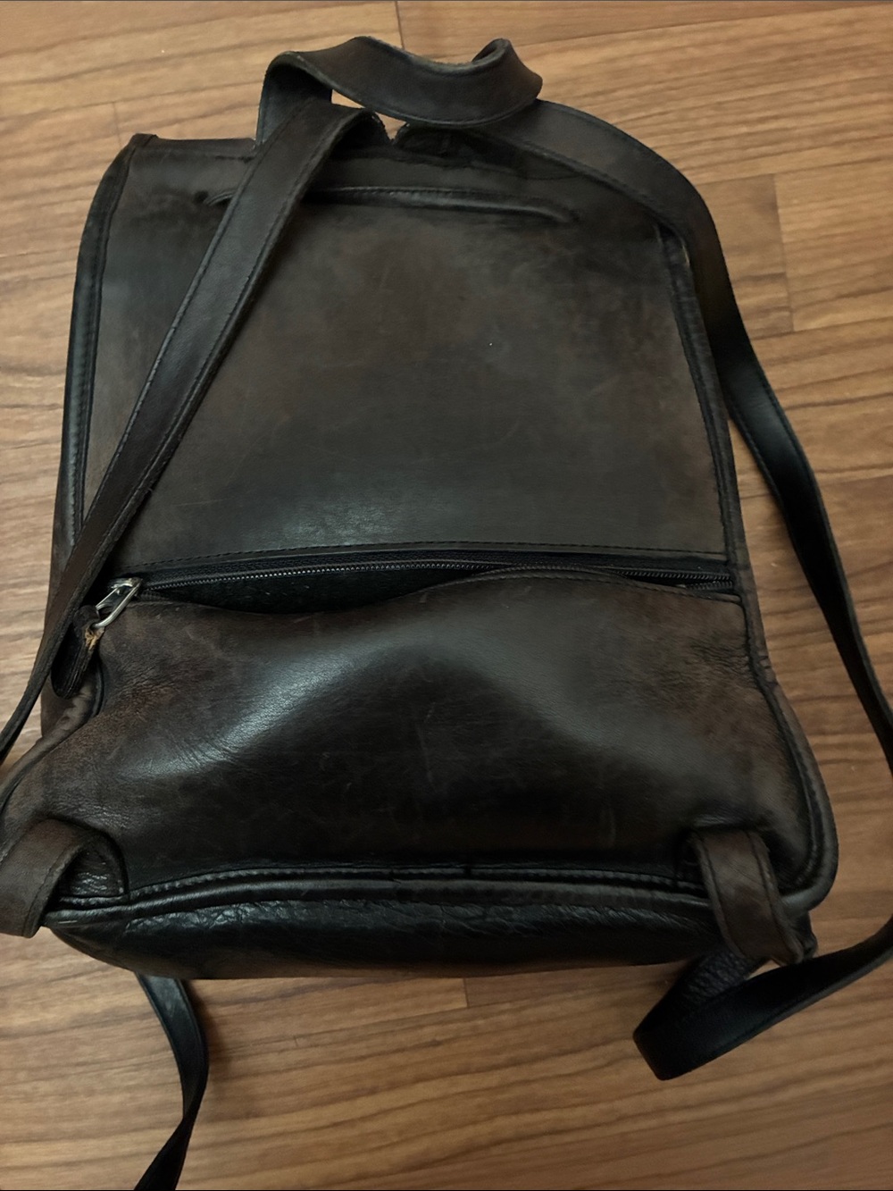 Vintage Coach Leather Backpack Broken Zipper please read! - Picture 2 of 11